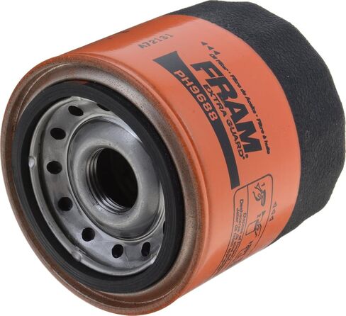 FRAM Ultra Synthetic Automotive Replacement Oil Filter, Designed for Synthetic Oil Changes Lasting up to 20k Miles, XG9688 with SureGrip (Pack of 1) in Saudi Arabia