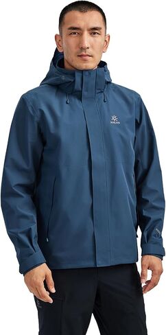 KAILAS Men's Lightweight Waterproof Hooded Rain Jacket Outdoor Raincoat Shell Jacket for Hiking Travel in Kuwait