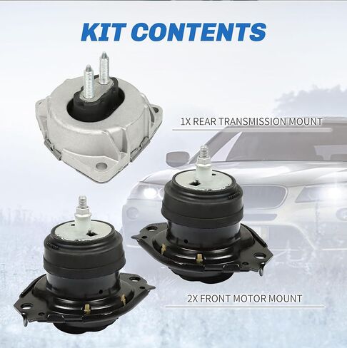 Hydraulic Front Engine Mount Kit Left with Sensor Wire 2 Pcs Compatible with 2009-2015 Audi A4 A5 Quattro Q5 L4 2.0L V6 3.0L or 3.2L Front Motor Mount Set in Saudi Arabia