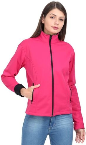 Women Color block Zip up Casual Jacket in Kuwait