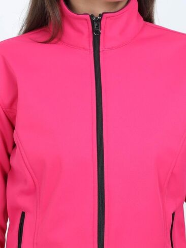 Women Color block Zip up Casual Jacket in Kuwait