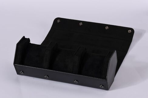 Luxury Watch Display Case, Holds 3 Watches, Black Velvet Lining in Kuwait
