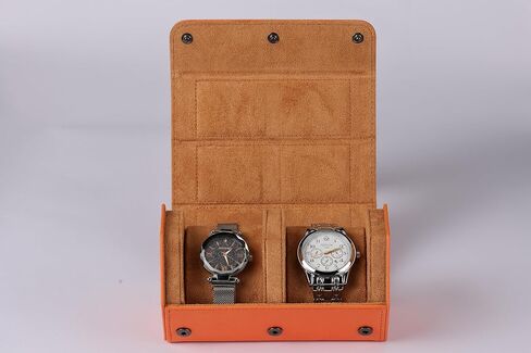Luxury Watch Display Case, Holds 3 Watches, Black Velvet Lining in Kuwait