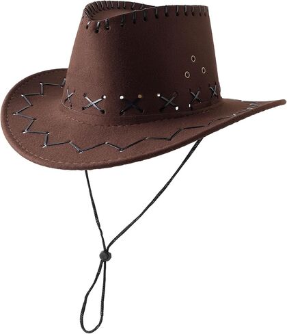 قبعات Jastore Cowboy للأطفال الأولاد الفتيات الغربيين قبعة رعاة البقر القبعات القبعات طفل رعاة البقر in Kuwait