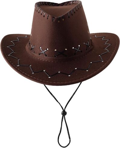قبعات Jastore Cowboy للأطفال الأولاد الفتيات الغربيين قبعة رعاة البقر القبعات القبعات طفل رعاة البقر in Kuwait