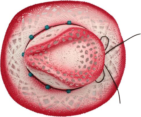 Natural Cowboy Cowboy Straw Hat, Unisex One Size Men's Women's Summer Coachella Beach in Kuwait