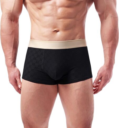 ARCITON A Men's Soft Jacquard Underwear Boxer Briefs Breathable Moisture Wicking Underwear for Men in Saudi Arabia