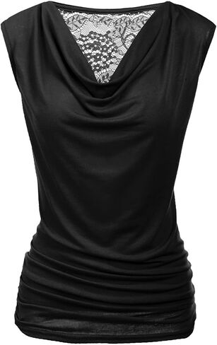 Zeagoo Tank Top for Women Trendy Going Out Tops Sleeveless Shirts Ruched Business Casual Basic Tunic Tops in Kuwait