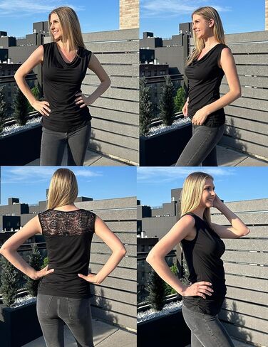 Zeagoo Tank Top for Women Trendy Going Out Tops Sleeveless Shirts Ruched Business Casual Basic Tunic Tops in Kuwait