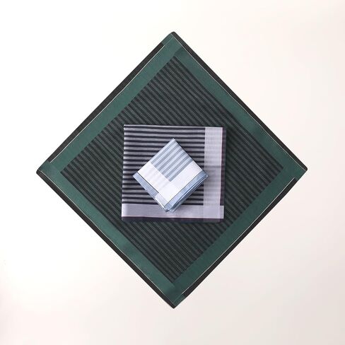 HOULIFE Handkerchiefs for Men, Soft Cotton Mens Handkerchief with Elegant Pattern Hankies for Men in Assorted Colors in Kuwait