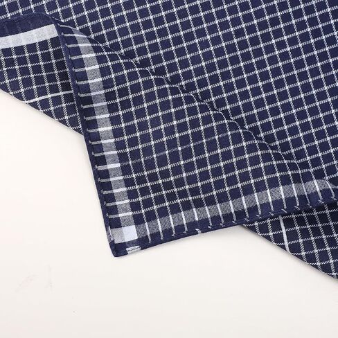 HOULIFE Handkerchiefs for Men, Soft Cotton Mens Handkerchief with Elegant Pattern Hankies for Men in Assorted Colors in Kuwait