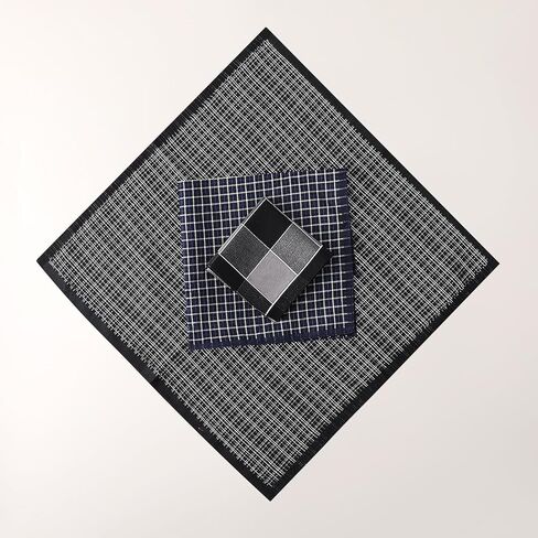 HOULIFE Handkerchiefs for Men, Soft Cotton Mens Handkerchief with Elegant Pattern Hankies for Men in Assorted Colors in Kuwait