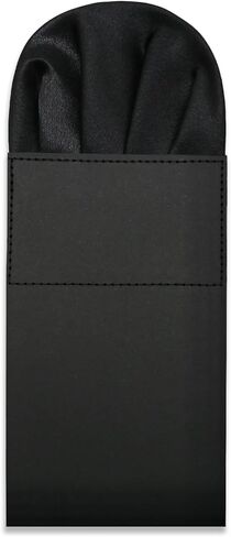 Pre-folded Pocket Squares for Men, Solid Color Mens Handkerchiefs for Suit, Weddings, Party, Daily Use in Kuwait