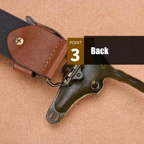 1PCS Western Cowboy Belt Buckles for Men PU Leather Buckle Belt Vintage Bullhead Belt 125cm/4.1ft in Kuwait