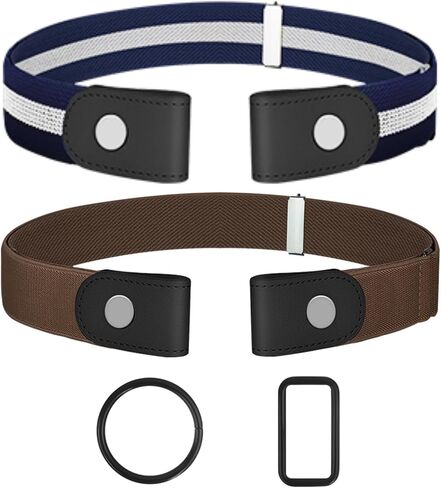 No Buckle Belts for Women, Elastic Belts for Women, Comfortable Womens Belts for Jeans, Stretch Belts for Women in Saudi Arabia