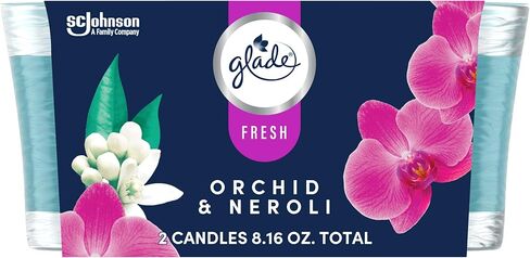 Glade 1-Wick Scented Candle Jar, Juniper & Teak, Air Freshener Infused with Essential Oils, 4.08 Oz, 2 Count in Saudi Arabia