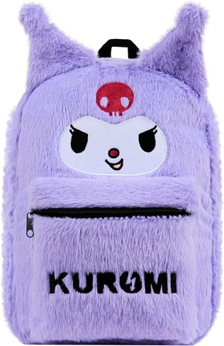 Hello Kitty Girls Fluffy Backpack, Fashion Backpack Kids Teens (Pink Hello Kitty) in Kuwait