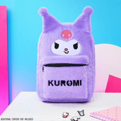 Hello Kitty Girls Fluffy Backpack, Fashion Backpack Kids Teens (Pink Hello Kitty) in Kuwait