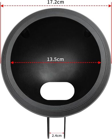 5.75inch Motorcycle Headlight Aluminum Alloy Housing Bucket with Bottom Mount and Bolt Mount 2 in 1 Light Shell,Housing Only in Saudi Arabia