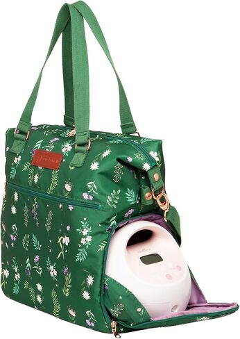 Sarah Wells Lizzy Breast Pump Bag - Compatible with Spectra, Medela, and More - Insulated Cooler Pocket (Black) in Kuwait