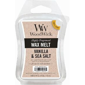 WoodWick Vanilla & Sea Salt Wax Melt 3 oz