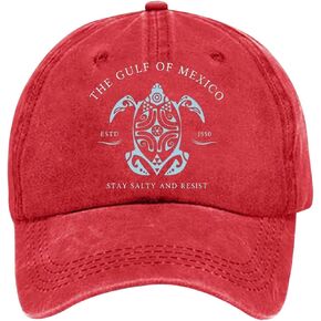 Gulf of Mexico Hat Sea Turtle Hat, Gulf of Mexico Established 1550 Cap, Vintage Baseball Caps for Men Women in Kuwait