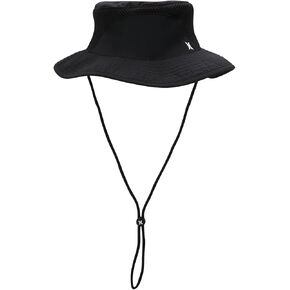 Hurley Men's Boonie Hat - Moisture Wicking and Packable Full Brim Sun Hat UV Protection for Fishing, Hiking, and Safari