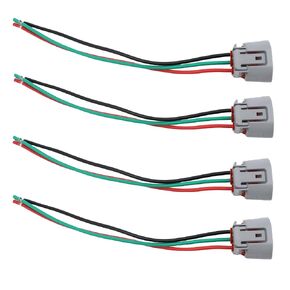 4pcs الأسلاك المولد المنظم القابس تسخير إصلاح الرصاص 3 الأسلاك منظم بديل قابس منظم لإنفينيتي ex35 ، استبدال Nissan 350Z Maxima Rogue ، استبدال Saab ، لسوزوكي