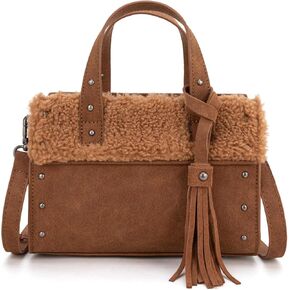 Wrangler Fringe Top-Handle Bag Purse for Women Western Crossbody Satchel Handbags