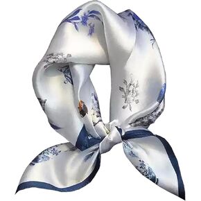 Neck Scarf For Womens Silky Head Scarves Hair Bandanas Square Scarf Fashion Accessories lightweight