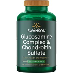 Swanson Glucosamine Complex & Chondroitin Sulfate 500/400 Milligrams 120 Sgels