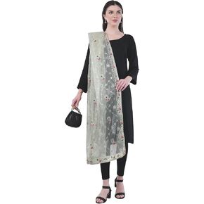 ناعم وميض صافي توزيمية DuPatta ، شال خفيف الوزن وشاح ، وشاح ، غلاف