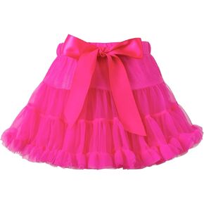 Magic Park 2-6Y Toddler Girl Tutu Skirt Kid Tulle Skirts Birthday Holiday Party Girls Ruffle Short Skirt