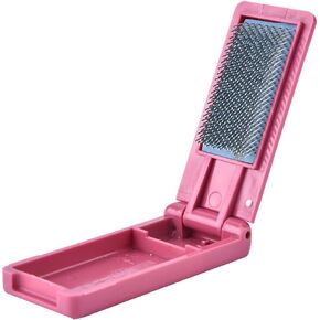 Ballroom Shoes Suede Sole Brush Professional Wire Shoe Brush Dance Shoes Brush for Ballroom Shoes for Suede Shoe Sole, Foldable Dance Wire Shoe Brush[Red Wine]