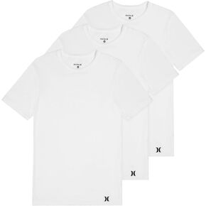 Hurley Men's 3 Pack Cotton Crewneck t-shirt t-shirt t-shirt