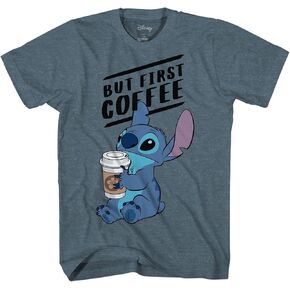 Disney Lilo and Stitch Coffee First Adult T-Shirt
