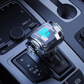 Touch Activated Color changing LED Crystal Automatic Shift Knob with Lock Button For Automatic Gear Shift Knobs with button Shifter head universal