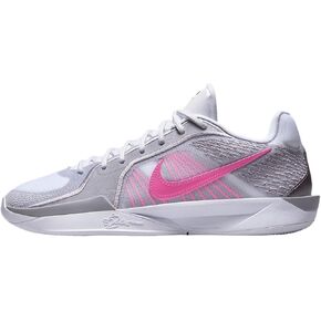 أحذية Nike Sabrina 2 كرة السلة (FQ2174-100 ، اللون الأبيض/الأسمنت الرمادي/الأسود/الوردي)