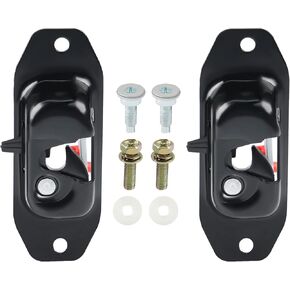 Left & Right Pair Tailgate Latch Lever Compatible with 2007-2018 Chevy Silverado 1500 GMC Sierra Hummer H3/H3T, Liftgate Lock Replacement for 94715027 94715028 22805464 38677