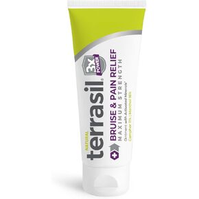 terrasil Bruise Cream & Pain Relief with Arnica for Fast Relief & Healing of Bruises, Bruising, Discoloration, Swelling & Pain. Best Cream for Senile Purpura, (1.7 Oz)
