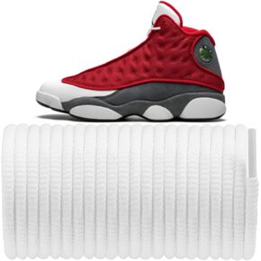 4MM Shoelaces for Air Jordan 13 Sneakers, Round Polycotton Basketball Shoe Laces Replacement Strings for Men Women