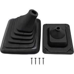 ASKALL Transmission Shifter Lever Boot with Mouting Bracket Compatible with Ford F-150 F-250 F-350 Bronco Replace F5TZ7277BA F5TZ-7277-BA Manual Transmission Shifter Boot