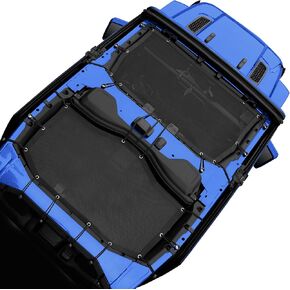 Top Sun Shade Roof متوافق مع Wrangler JL 4 Door 2024 Sunshade Sunrack Bikini Cover Cloks UV Wind Noise Mest in Kuwait