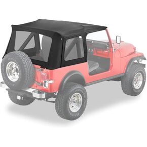 Bestop 5579915 Black Denim Supertop Classic Replacing Skins for 1976-1986 CJ7