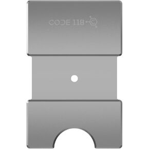 رمز 118 لوحة خلفية معيارية-محفظة حزمة التوسع ، تناسب ما يصل إلى 8 بطاقات ، حظر RFID ، 6061-T6 من الألمنيوم الفضائي (أسود)