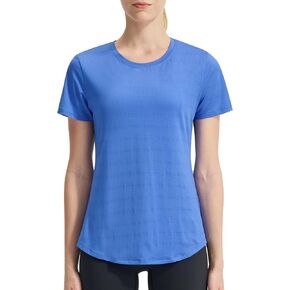 EZRUN Women's Workout Shirt Quick Dry Gym Athletic Running T-Shirts Short Sleeve Summer Swim Yoga Tops