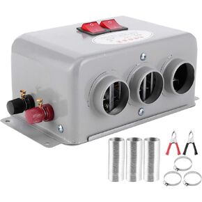 Qiilu 12V السيارة تسخين تسخين سخان مضغوط 3hole 600W-800W demister demister Winter Fast Fast Thread Frost إزالة ضوضاء منخفضة