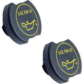 2 PCS 80991 أغطية حشو زيت المحرك ، غطاء ملء الزيت متوافق مع طرازات Ford Lincoln Mercury F-150 استبدال EP5Z6766ABC