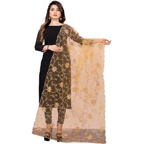 ARGLOS Women's Soft Net Embroidery Floral Lace Mesh Party Prom Wedding Shawl Scarf Wraps and Beach Swimsuit Cover-Up