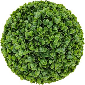1 PCS 11 Inch Artificial Plant Pruning Balls, Artificial Boxwood Balls, Sun Resistant Outdoor Decorations for Festivals, Backyards, Balconies, Porches, Weddings and Homes (Lechuguilla)